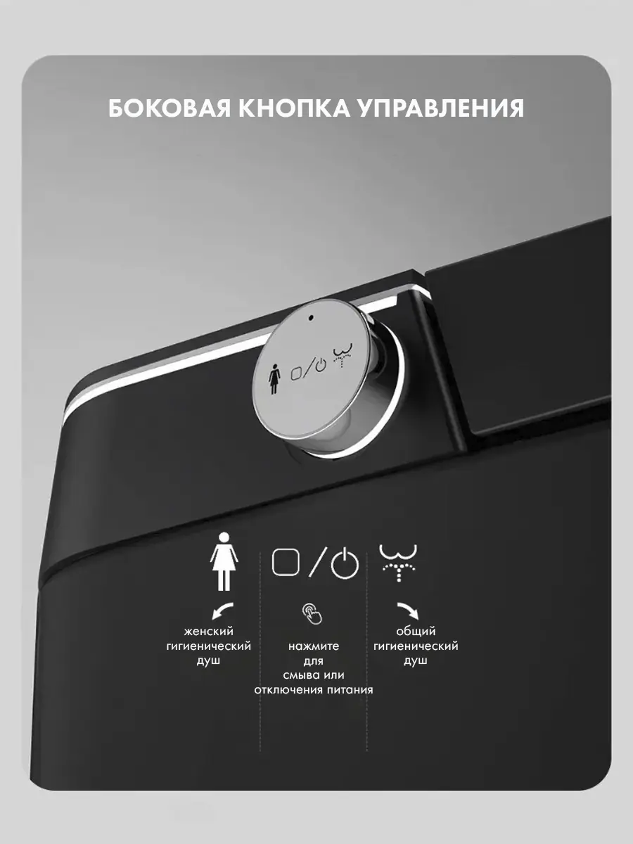 Смарт унитаз HAITEC HT-EST416E автоматизированный с встроенным бачком Смарт унитаз HAITEC HT-EST416E автоматизированный с встроенным бачком