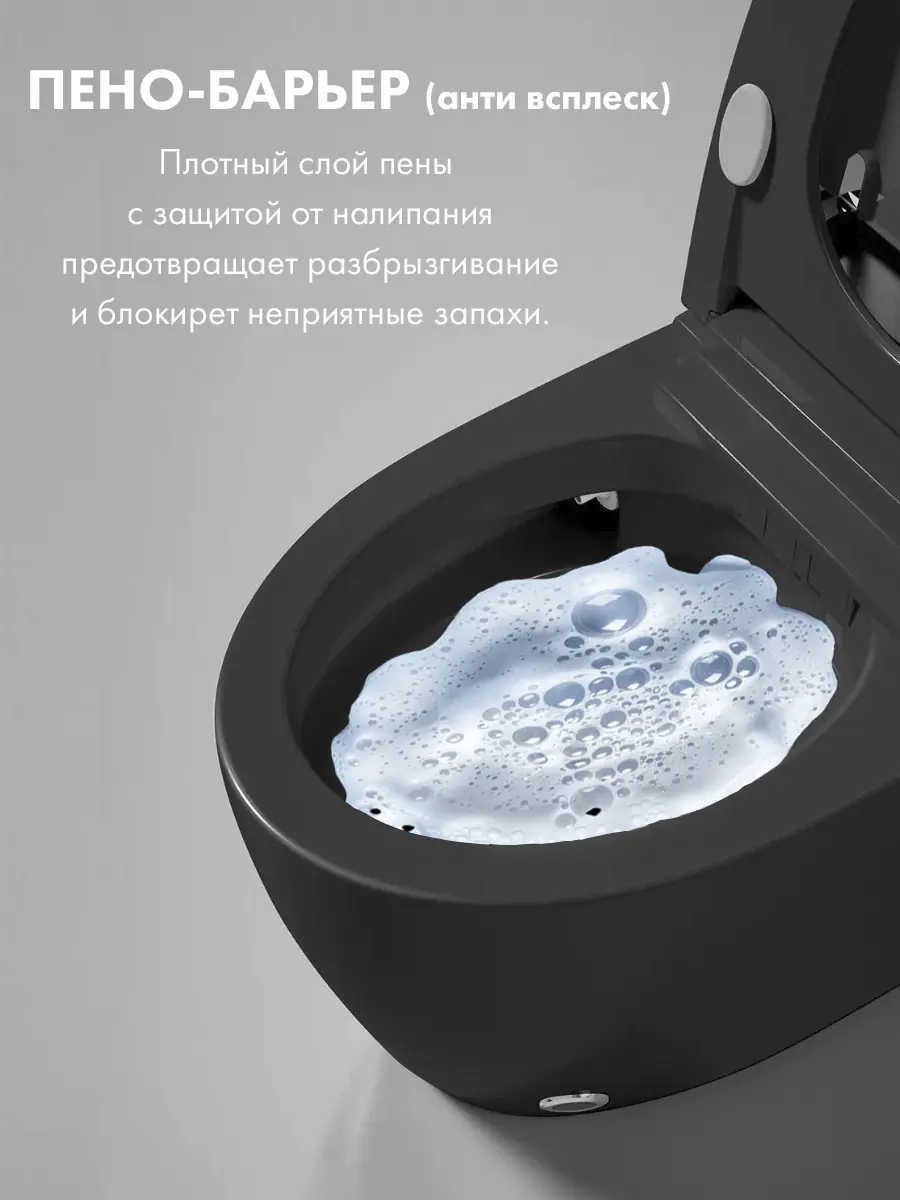 Смарт унитаз HAITEC HT-EST416E автоматизированный с встроенным бачком Смарт унитаз HAITEC HT-EST416E автоматизированный с встроенным бачком