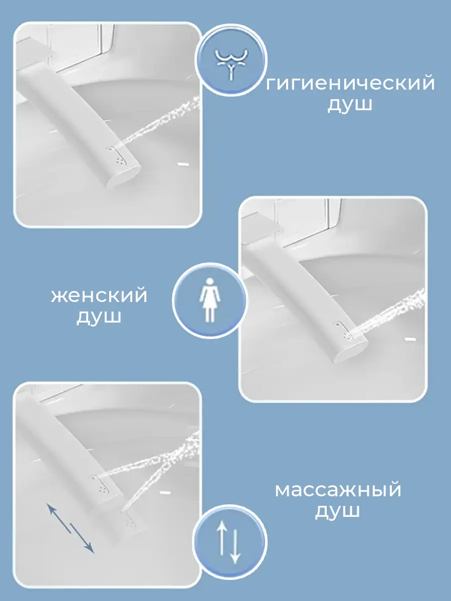 Смарт унитаз HAITEC HT-EST945E автоматизированный с встроенным бачком