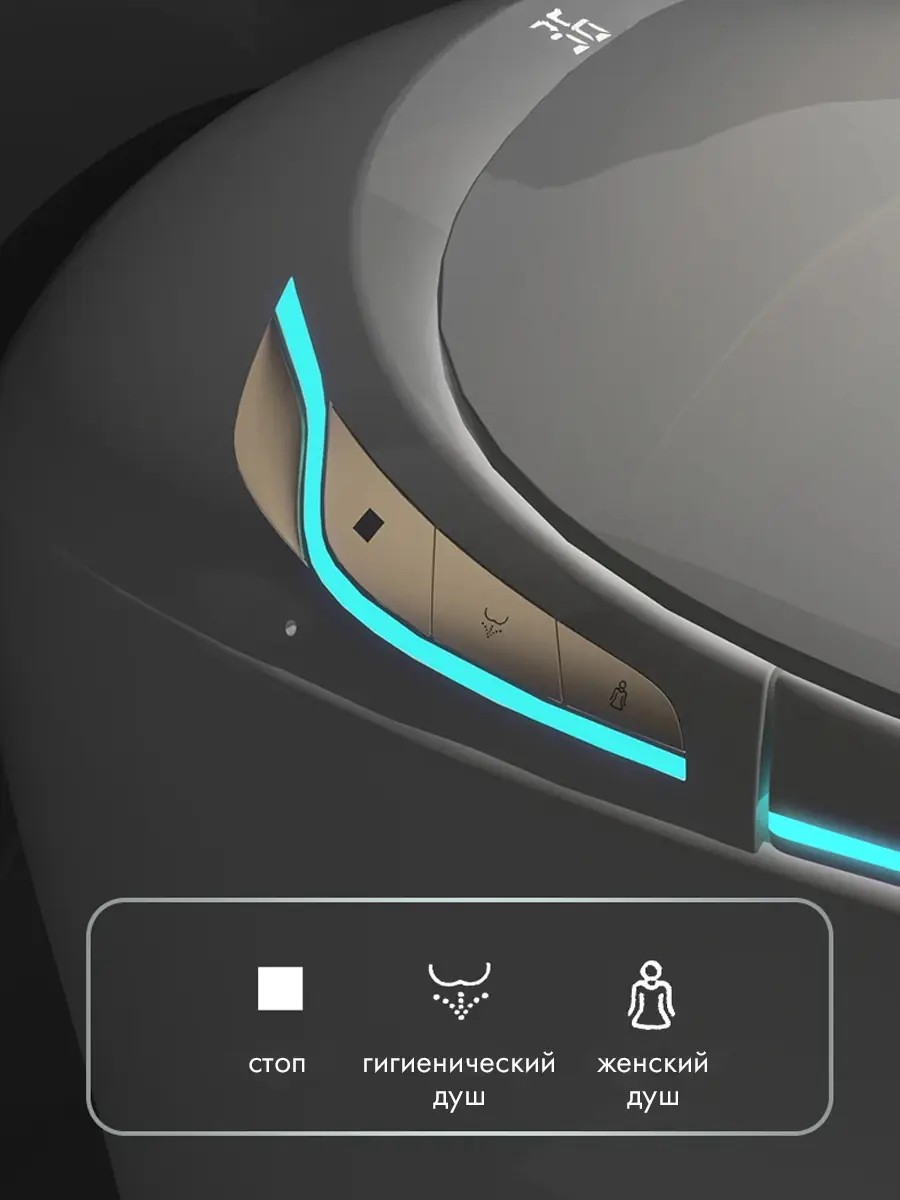 Смарт унитаз HAITEC HT-ESTA19 электронный автоматизированный
